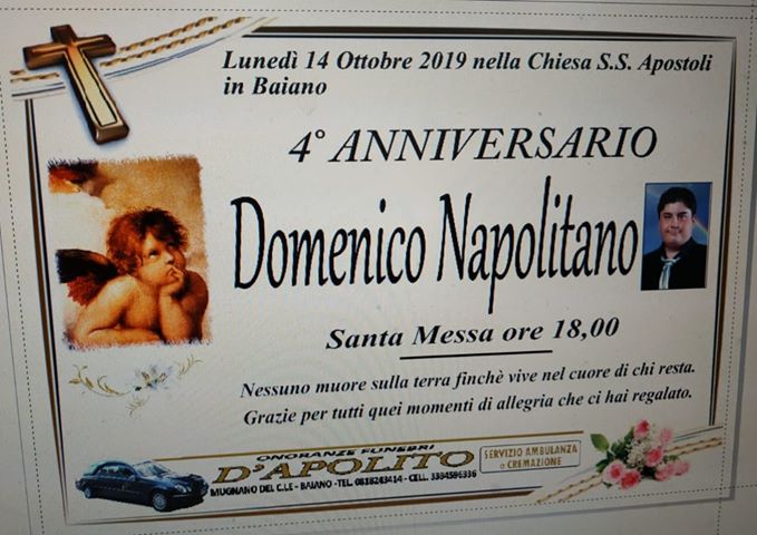 NON E PIU Baiano 4 Anniversario Domenico Napolitano