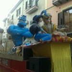 BAIANO. Sfilata dei Carri di Carnevale per le vie del paese. Foto