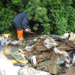 BAIANO. Un gruppo di Angeli  ripulisce il bosco di Arciano