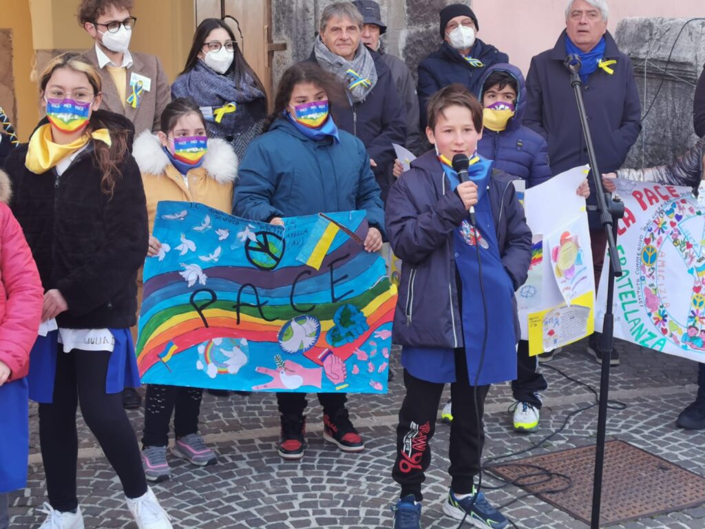 AVELLA. No alla Guerra in Ucraina, si alza forte il grido dalla cittadina archeologica. Video e Foto