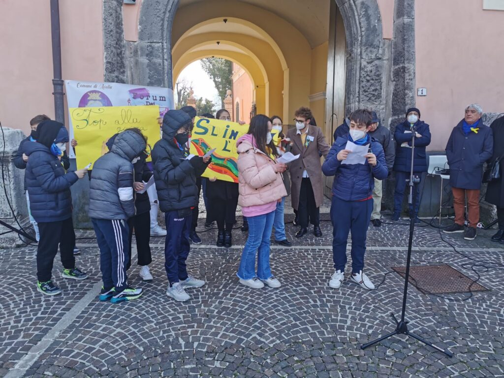 AVELLA. No alla Guerra in Ucraina, si alza forte il grido dalla cittadina archeologica. Video e Foto