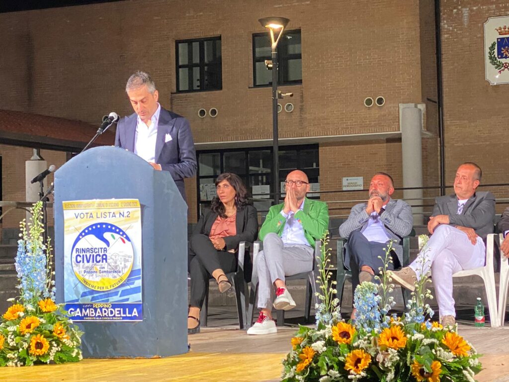 VISCIANO. Debutto in piazza per Rinascita Civica. Video e foto