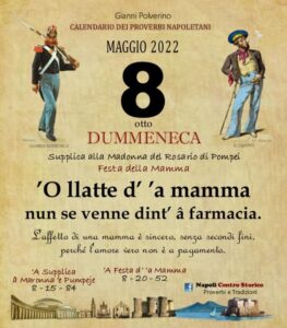 O PRUVERBIO D O JUORNO. Domenica 8 maggio 2022