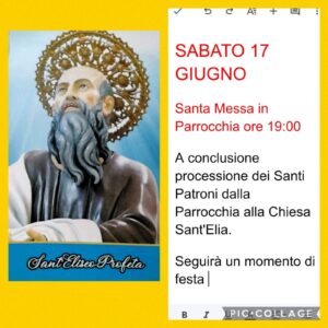 SPERONE. Sabato si festeggia sant’Eliseo