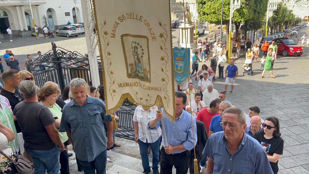 MUGNANO DEL CARDINALE. Lintronizzazione della Madonna delle Grazie. Video e Foto