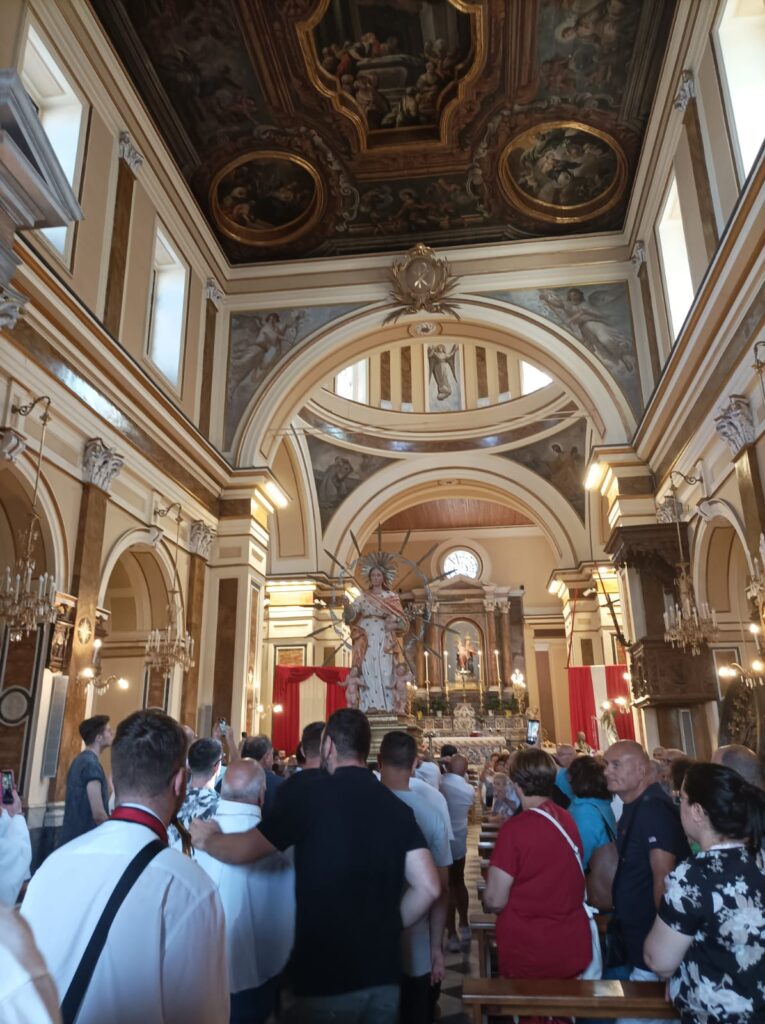 Mugnano del Cardinale  Santa Filomena e i cullatori di San Matteo. Video e Foto