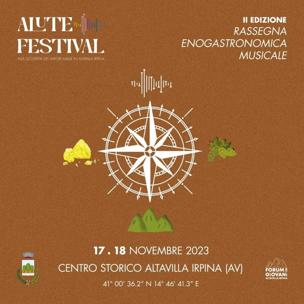 Altavilla Irpina (AV)  Appuntamento con Alute Festival 17 e 18 novembre.