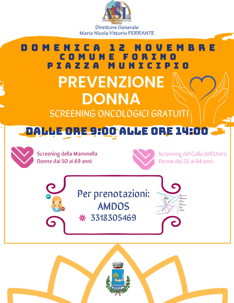 SCREENING ONCOLOGICI, I CAMPER DELL’ASL SABATO A BAIANO E DOMENICA A FORINO