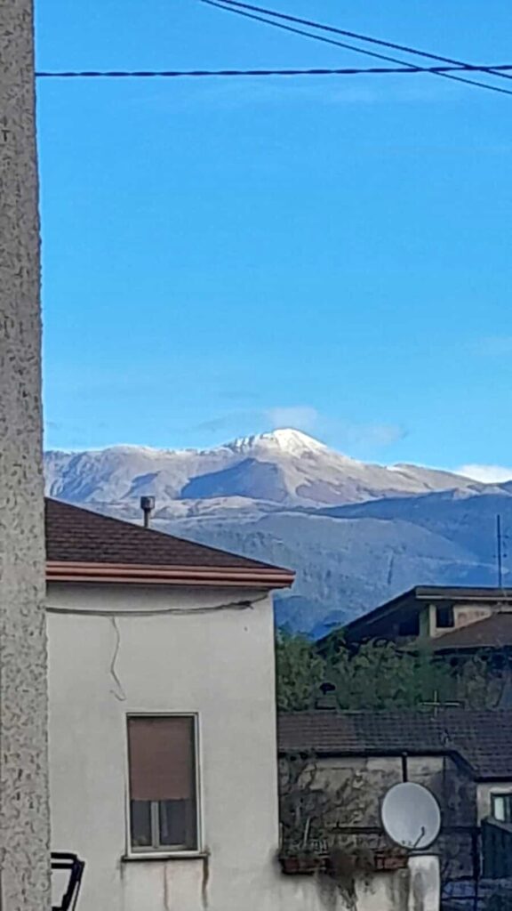 CAMPANIA. Prima neve della stagione nella nostre regione. Ecco dove