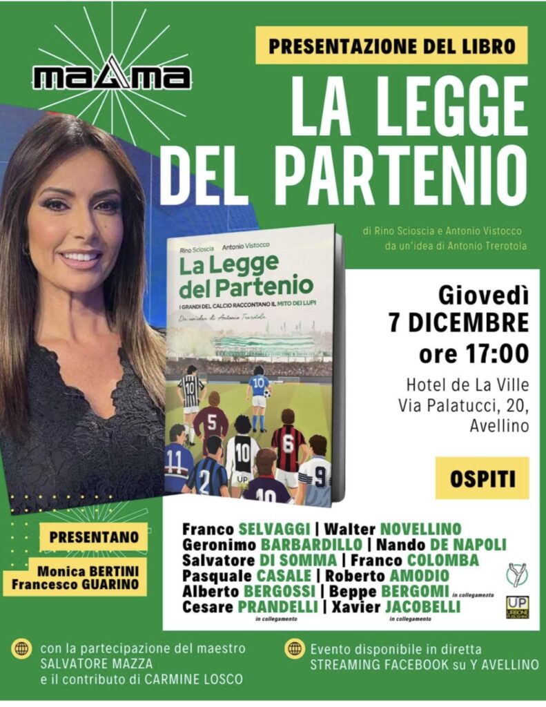 AVELLINO. La Legge del Partenio, evento di presentazione il 7 dicembre