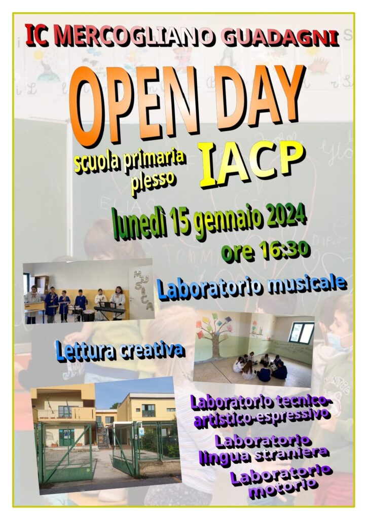 Open Day allI. C. MERCOGLIANO GUADAGNI di Cimitile