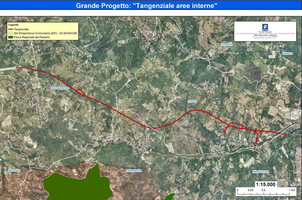 Tangenziale delle aree interne. Appaltato il terzo lotto tra Roccabascerana e Altavilla Irpina.