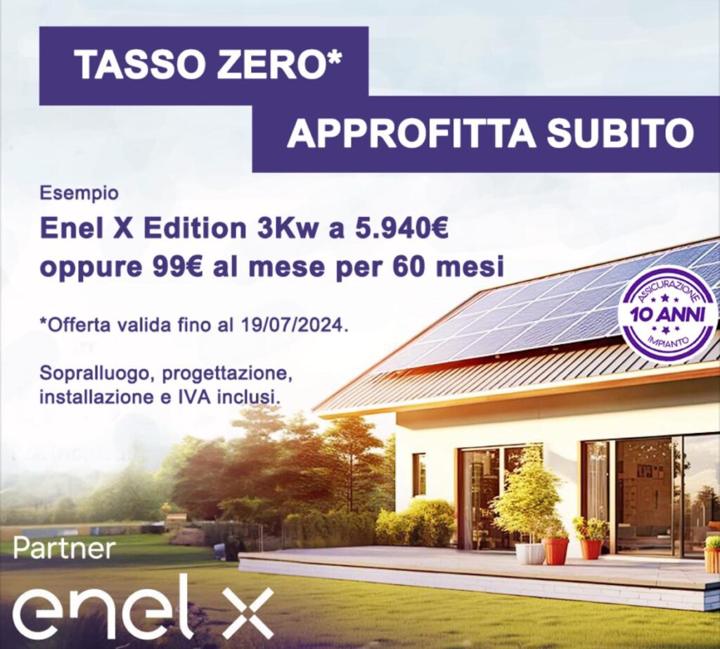 Passa a Enel per le tue forniture di Luce e Gas!