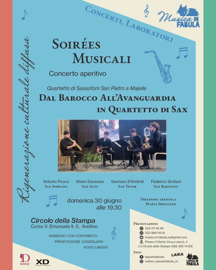 Avellino. Prosegue la rassegna musicale promossa dall’ Associazione Lupus in fabula