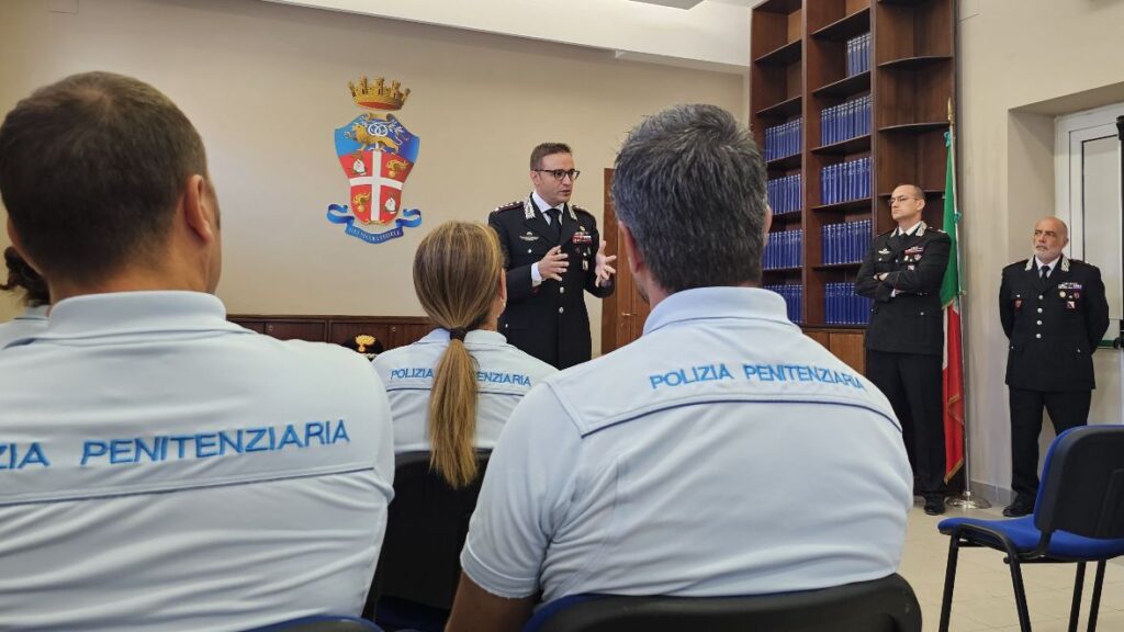 Avellino   Stage formativo degli Allievi Commissari della Polizia Penitenziaria al Comando Provinciale dei Carabinieri