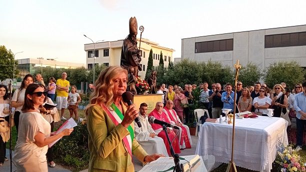 Inaugurata a Palma Campania la Statua Monumentale di San Biagio