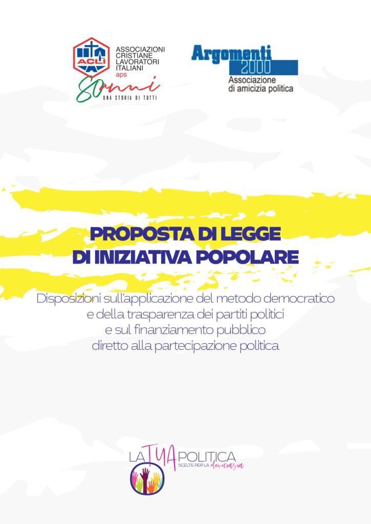 “La tua politica. Scelte per la democrazia”. Le Acli a confronto su trasparenza e partecipazione