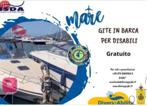 Giro in Barca per i Bambini dellAssociazione Autismo in Movimento Grazie alla Scuola Subacquea Diving Yogh