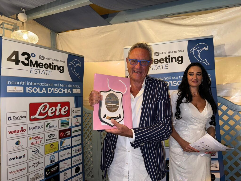 Meeting estate Ischia 2024: cerimonia di consegna del premio Aragonese Napoli e Campania nel mondo.