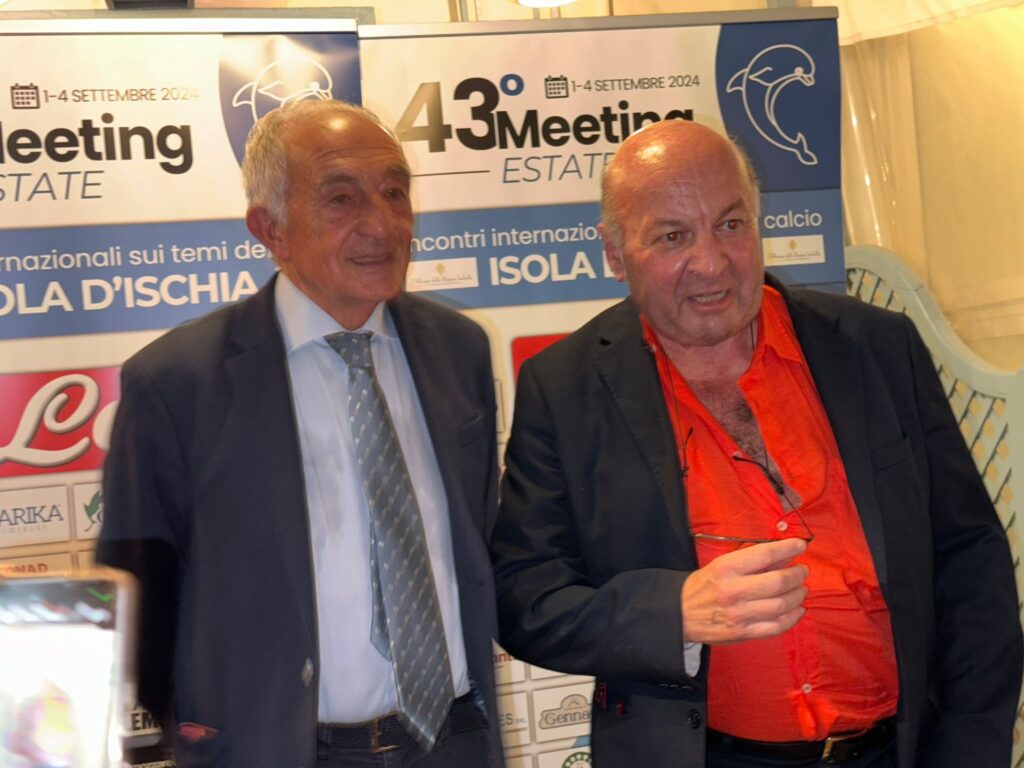 Meeting estate Ischia 2024: cerimonia di consegna del premio Aragonese Napoli e Campania nel mondo.