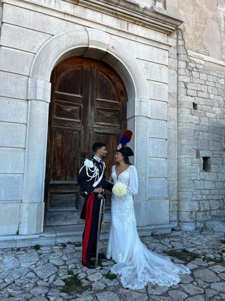 CAMPOSANO. Matrimonio in Arma: Carabinieri Deborah Silvestro e Danilo Sances Sposi