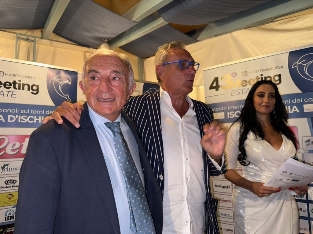 Meeting estate Ischia 2024: cerimonia di consegna del premio Aragonese Napoli e Campania nel mondo.