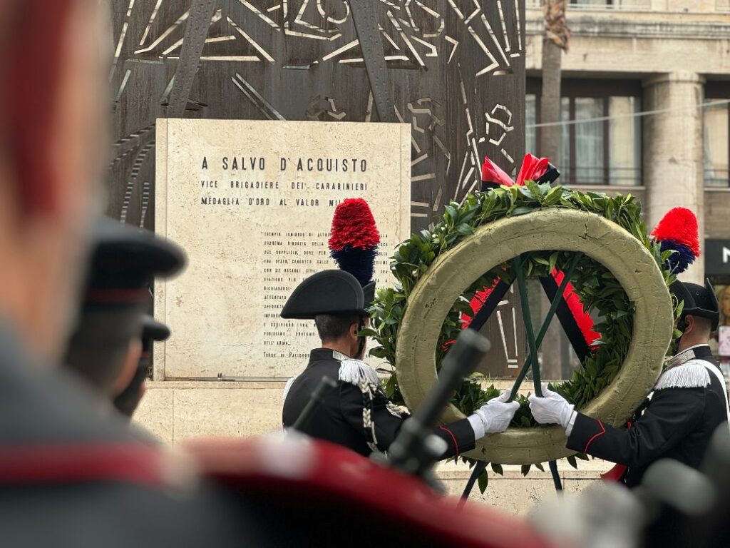 NAPOLI: Celebrazione 81º anniversario del sacrificio del vice brigadiere dei Carabinieri Medaglia D’Oro al Valore Militare Salvo DAcquisto