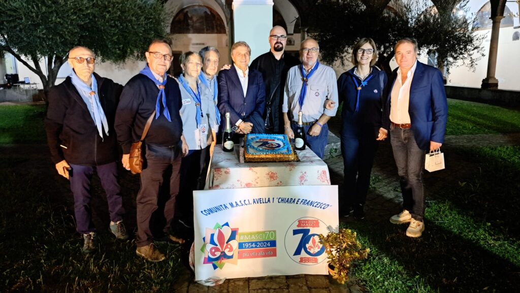 Celebrazione del 70° anniversario della comunità M.A.S.C.I. Avella 1 Chiara e Francesco nel Convento Francescano di Avella