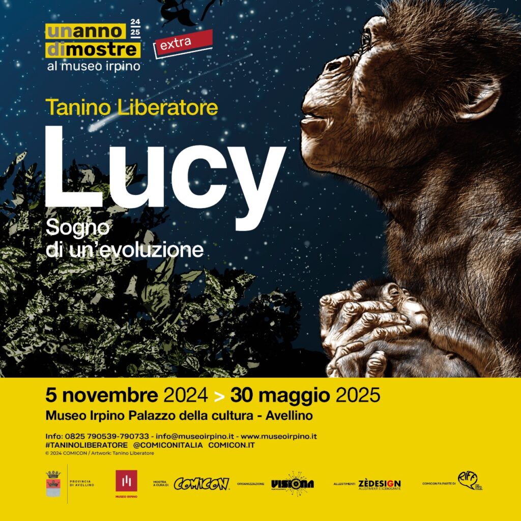 “Lucy. Sogno di un’evoluzione”: Tanino Liberatore in Mostra al Museo Irpino per Celebrare i 90 Anni dell’Istituzione