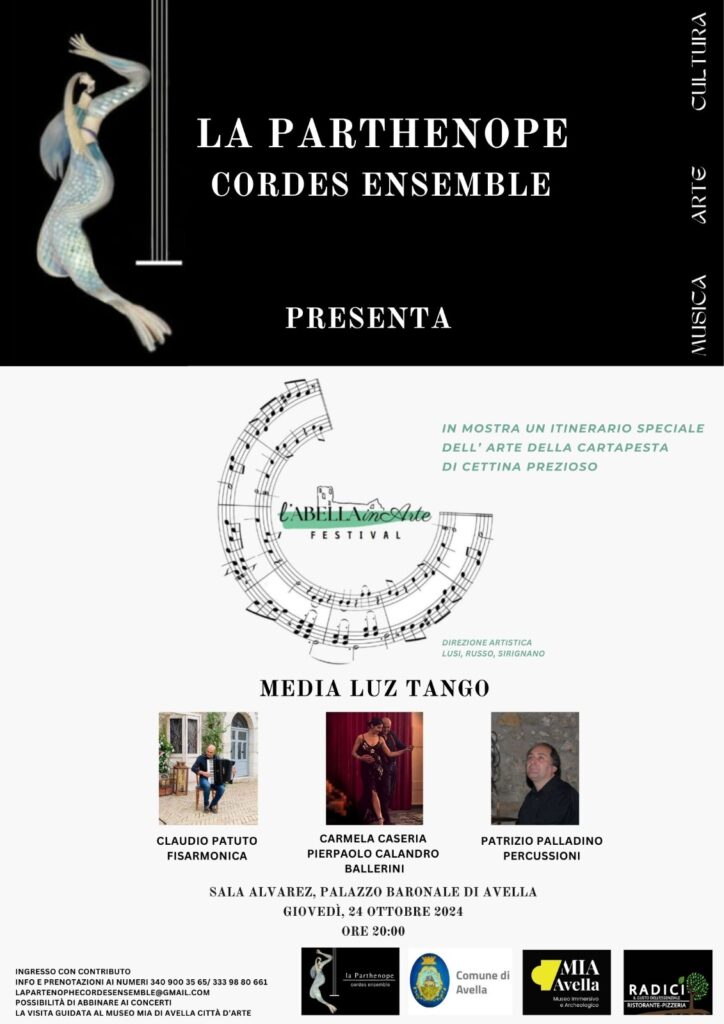 “LaBellainArte Festival”: parte la rassegna a cura de La Parthenope Cordes Ensemble. Il programma del 24 ottobre.