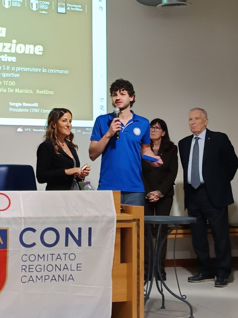 AVELLA. Andrea Rega protagonista alla Cerimonia delle Benemerenze Sportive: celebrato oggi ad Avellino il talento del nuoto pinnato