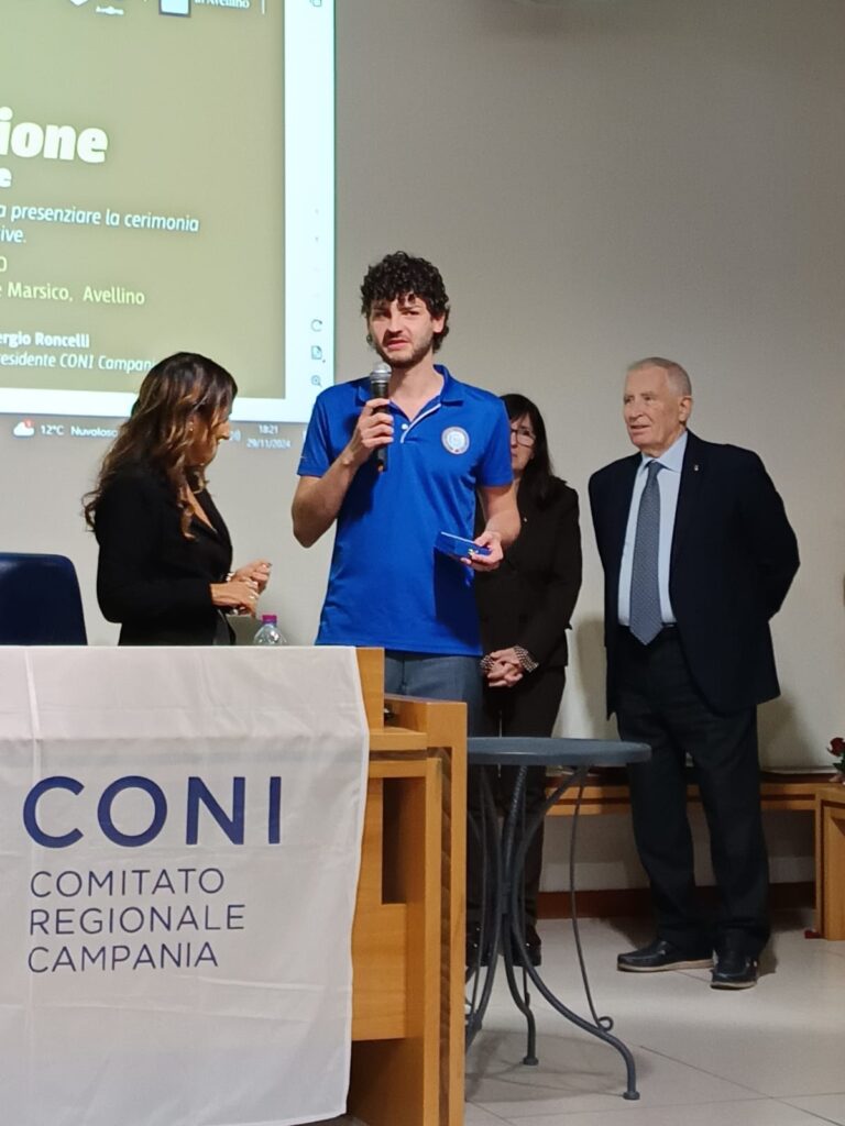 AVELLA. Andrea Rega protagonista alla Cerimonia delle Benemerenze Sportive: celebrato oggi ad Avellino il talento del nuoto pinnato