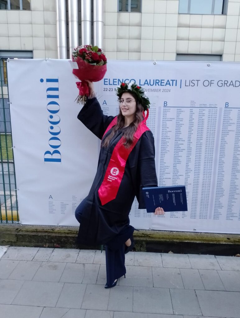 100 Di QUESTI GIORNI. Orgoglio per Quindici e il Vallo di Lauro: Anna Rubinaccio laureata con 110 e Lode alla Bocconi