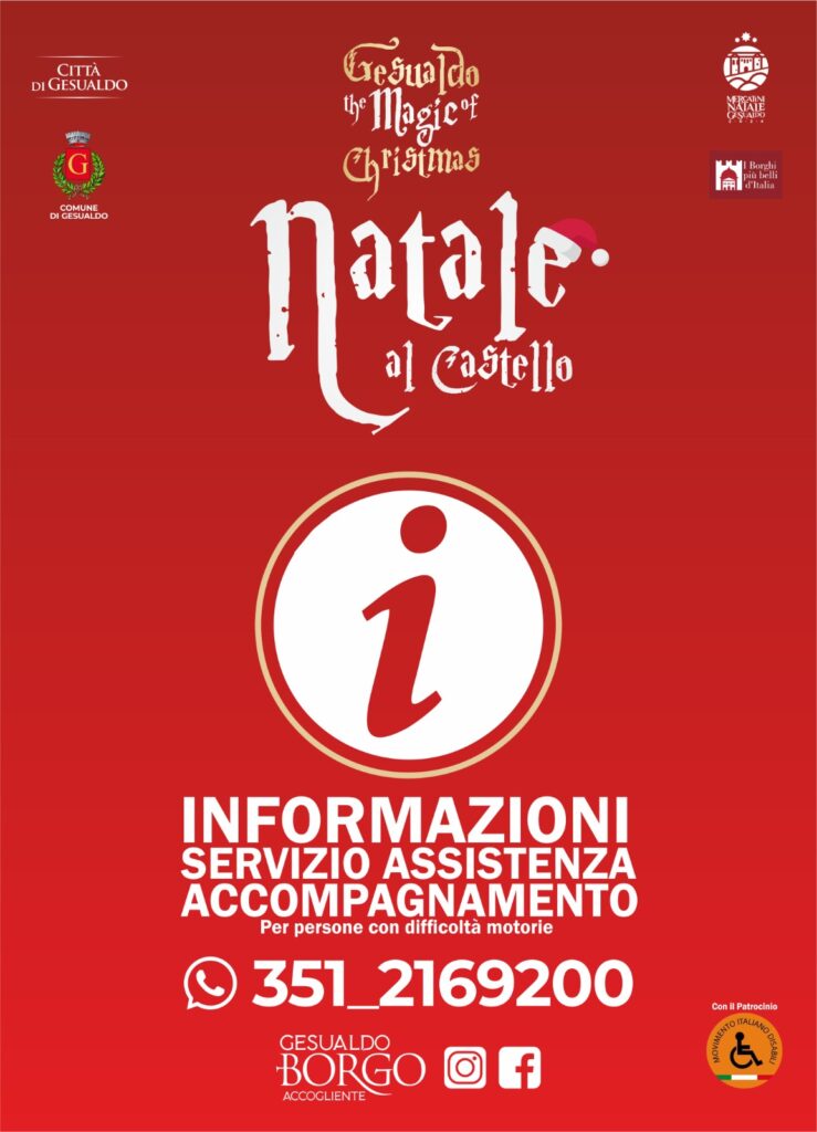 Comune di Gesualdo, Fratres e M.I.D. insieme per un Natale inclusivo al Castello