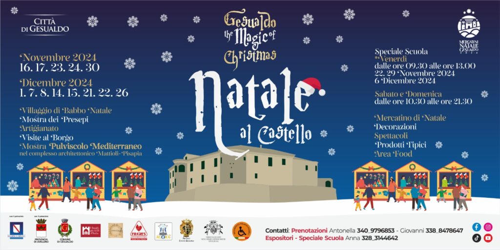 Comune di Gesualdo, Fratres e M.I.D. insieme per un Natale inclusivo al Castello