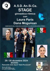 Baiano ospita lo stage di ginnastica ritmica con le campionesse Laura Paris e Dana Mogurean