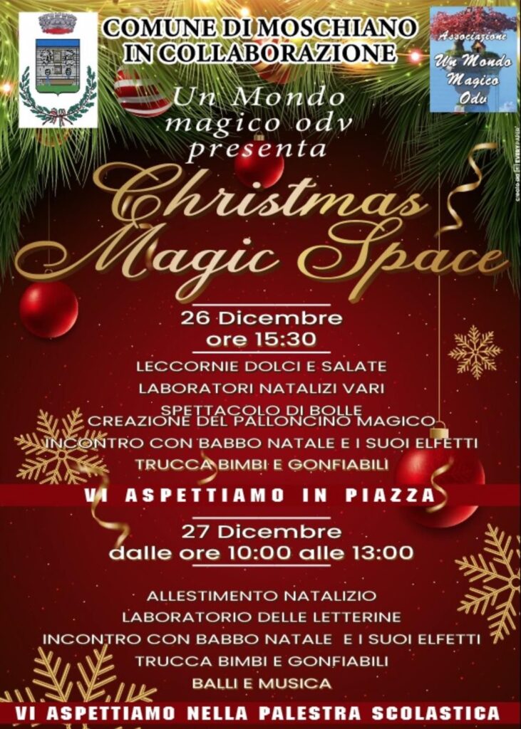 Moschiano si Prepara per il Christmas Magic Space