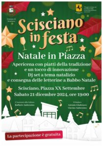 A Scisciano arriva “Natale in Piazza”. Eventi natalizi per far rivivere gli spazi urbani.