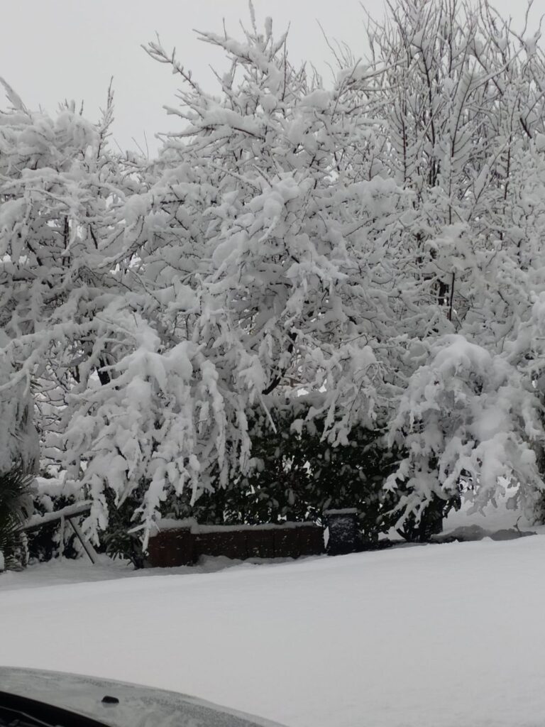 Irpinia sotto la neve: ondata di gelo imbianca molte località della Provincia