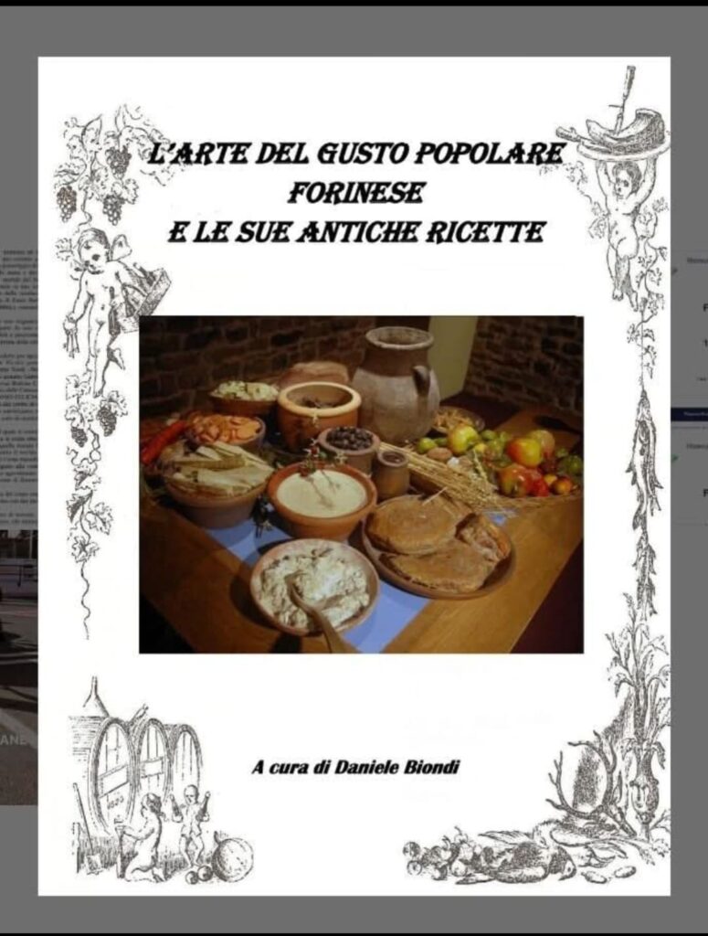 Presentazione del volume LArte del Gusto Popolare Forinese e le sue Antiche Ricette di Daniele Biondi – 3 gennaio ore 19:00, Cartolibreria il Cappellaio Matto, Forino.