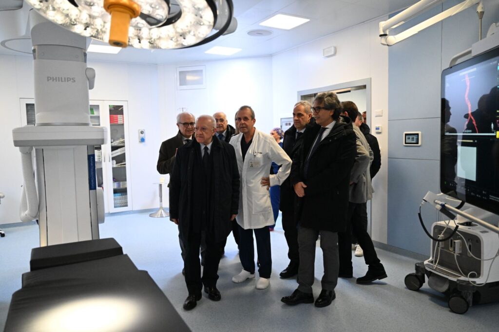 Inaugurata la Sala Operatoria Ibrida e il Nuovo Reparto di Terapia Intensiva Neonatale al San Giuseppe Moscati di Avellino