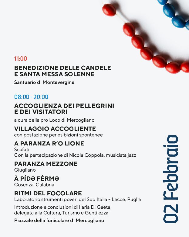 “Candelora a Montevergine”: Una Settimana di Eventi per Celebrare Comunità, Tradizione e Inclusione