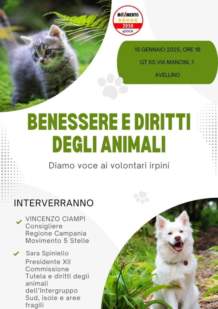 Avellino: incontro sulle sfide del benessere animale e la necessità di un pronto soccorso veterinario