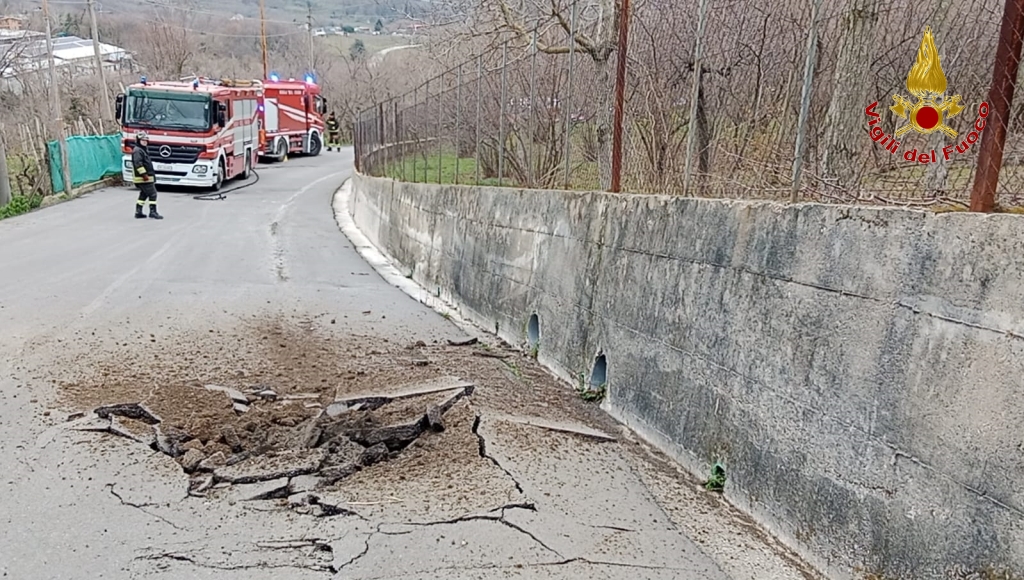 Summonte: Fuga di Gas in Via Marroni, Intervento dei Vigili del Fuoco e dei Carabinieri