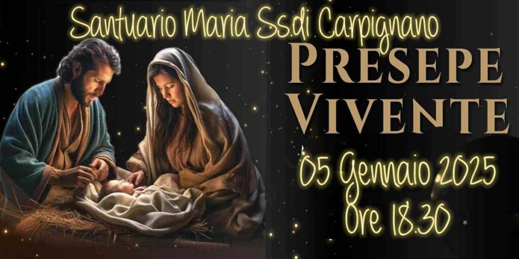 Presepe Vivente Carpignano: sarà rappresentato anche il ritrovamento del quadro della Vergine