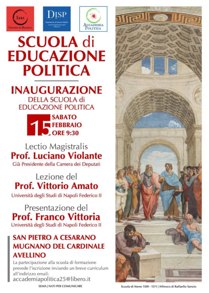 Inaugurazione della Scuola di Educazione Politica a Mugnano del Cardinale