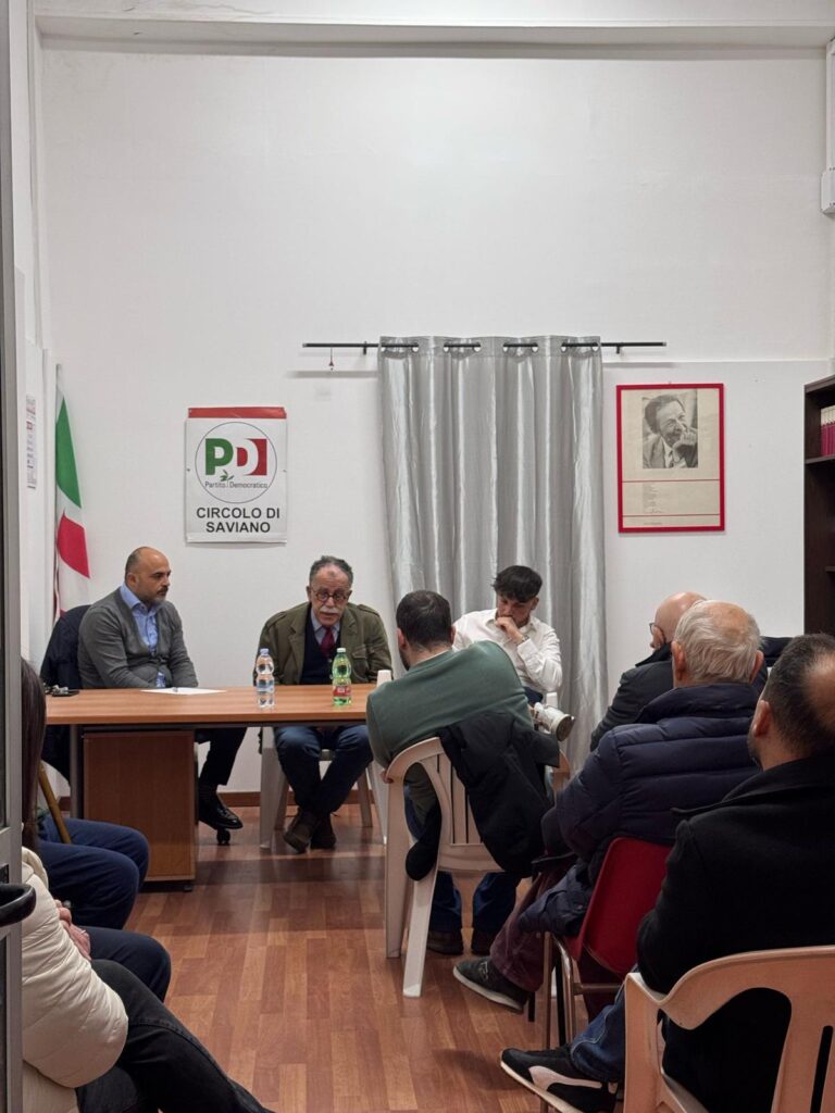 IL CIRCOLO PD SAVIANO INCONTRA L’EUROPARLAMENTARE SANDRO RUOTOLO