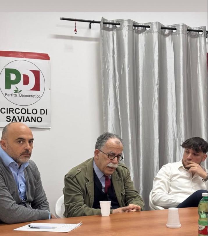 IL CIRCOLO PD SAVIANO INCONTRA L’EUROPARLAMENTARE SANDRO RUOTOLO