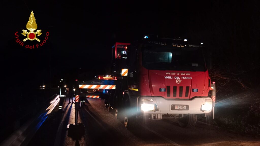 Incidente Stradale a Capriglia Irpina: Fiat Punto Ribaltata, Intervento dei Vigili del Fuoco