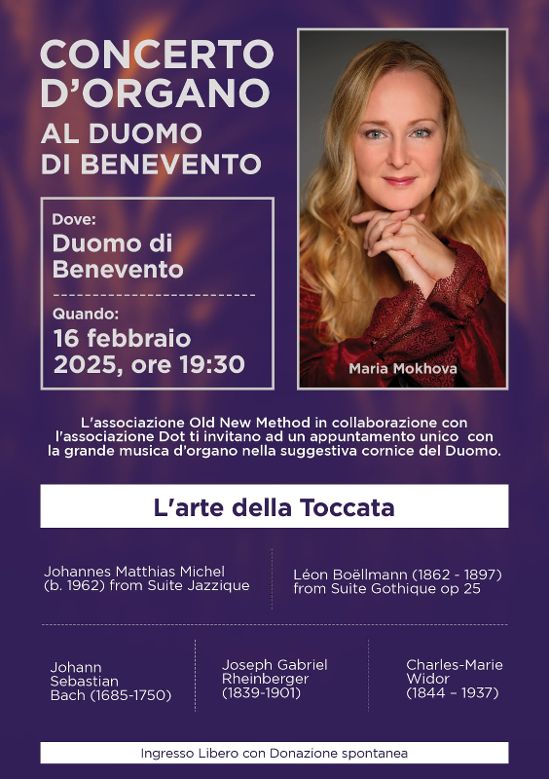 Maria Mokhova e lIncanto delle Toccate al Duomo di Benevento